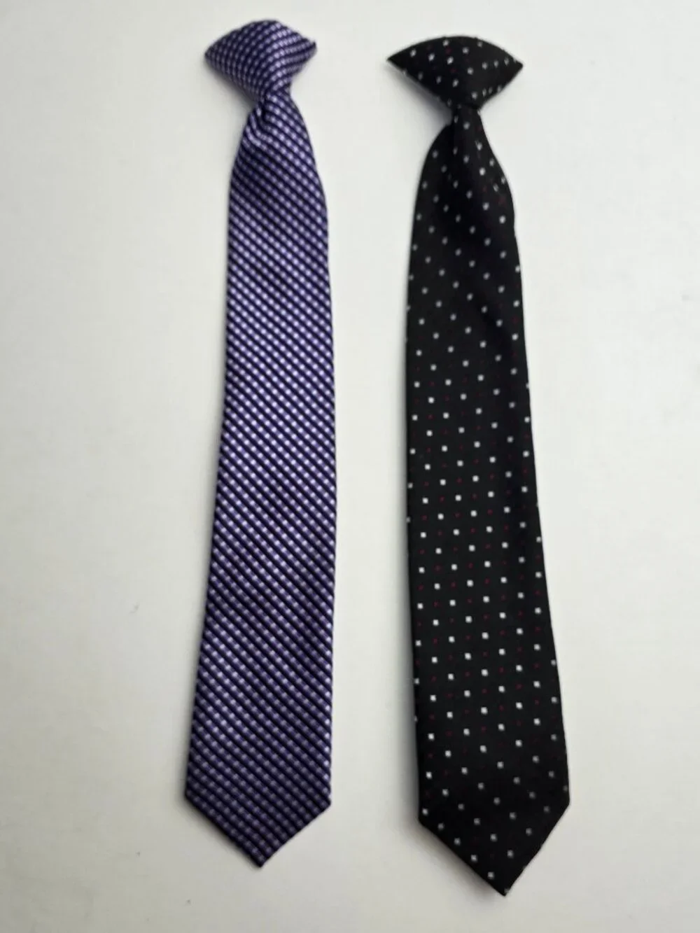 Boys Clip-On Ties - Bill Blass Essentials & George brand